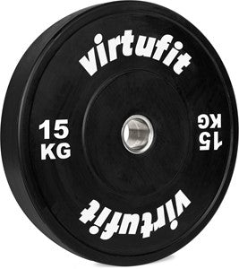 VirtuFit Bumper Plate - Olympic Rubber Weight Plate - 50 mm - 15 kg