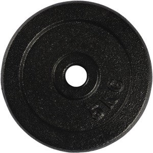 VirtuFit Cast Iron Weight Plate 30 mm - 5 kg - Black