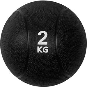 VirtuFit Medicine Ball Pro - 2 kg - Rubber - Black