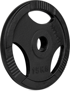 VirtuFit Olympic Cast Iron Weight Plate - 50 mm - 15 kg