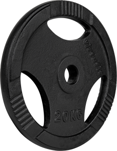 VirtuFit Olympic Cast Iron Weight Plate - 50 mm - 20 kg