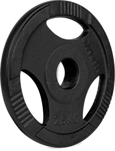 VirtuFit Olympic Cast Iron Weight Plate - 50 mm - 2,5 kg
