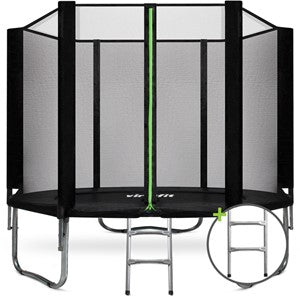VirtuFit Trampoline with Safety Net - Black - 251 cm