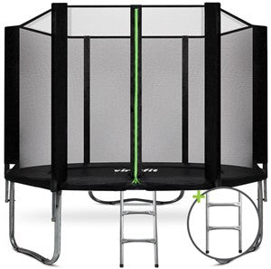 VirtuFit Trampoline with Safety Net - Black - 305 cm