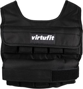 VirtuFit Adjustable Weight Vest Pro - 10 kg - Black