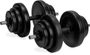 VirtuFit Adjustable Dumbbellset - Vinyl - 2 x 14 kg (28 kg)