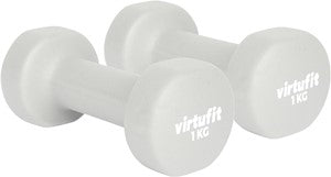 VirtuFit Vinyl Dumbbell Set Pro - 2 x 1 kg