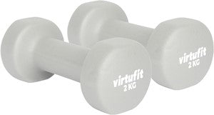 VirtuFit Vinyl Dumbbell Set Pro - 2 x 2 kg