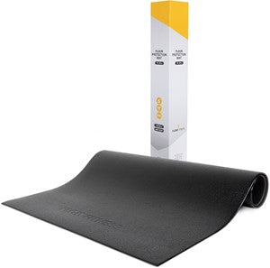 Flow Fitness Anti-Slip Protective Mat - 126 x 81 cm - Black