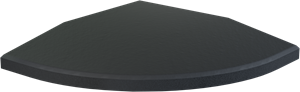Flow Fitness Rubber Tile Corner Profile - 15x15x2 cm