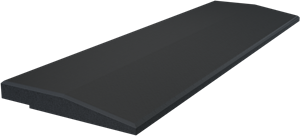 Flow Fitness Edge Rubber Tile - 50x15x2 cm