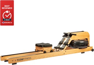 Flow Fitness Perform W9i Oak Rowing Machine