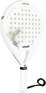 VirtuFit Control Padel Racket - White - Black