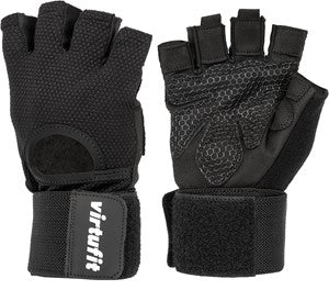 VirtuFit Fitness Gloves Pro with Wristwrap - L