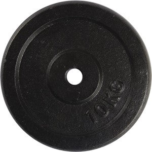 VirtuFit Cast Iron Weight Plate 30 mm - 10 kg - Black