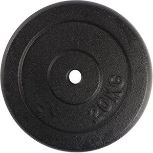VirtuFit Cast Iron Weight Plate 30 mm - 20 kg - Black