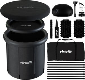 VirtuFit Ice Bath XXL - 375 Liter - Anthracite