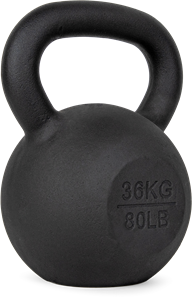 VirtuFit Kettlebell Pro - Cast Iron - 36 kg