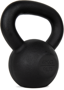 VirtuFit Kettlebell Pro - Cast Iron - 4 kg