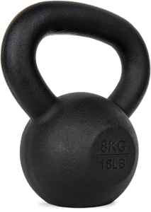 VirtuFit Kettlebell Pro - Cast Iron - 8 kg