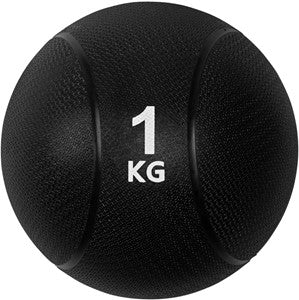 VirtuFit Medicine Ball Pro - 1 kg - Rubber - Black