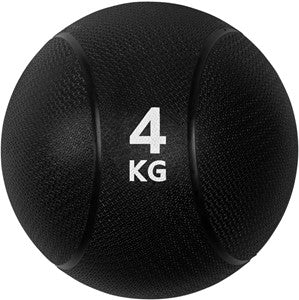 VirtuFit Medicine Ball Pro - 4 kg - Rubber - Black