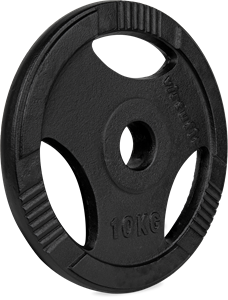 VirtuFit Olympic Cast Iron Weight Plate - 50 mm - 10 kg