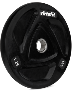 VirtuFit Olympic Rubber Weight Plate - 50 mm - 1,25 kg