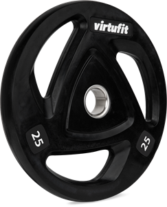 VirtuFit Olympic Rubber Weight Plate - 50 mm - 25 kg
