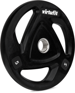 VirtuFit Olympic Rubber Weight Plate - 50 mm - 5 kg