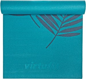 VirtuFit Premium Yoga Mat - 183 x 61 x 0,4 cm - Ocean Green Forest