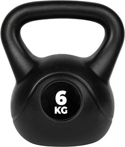 VirtuFit PVC Kettlebell - 6 kg - Black