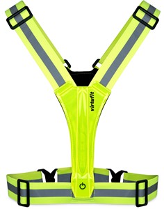 VirtuFit Reflective Safety Vest with LED â€“ Running Lights