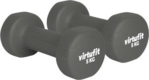 VirtuFit Vinyl Dumbbell Set Pro - 2 x 5 kg